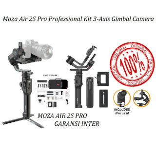 Moza Air 2S Pro Professional Kit 3-Axis Gimbal Stabilizer Camera - New - 2S Pro G.inter